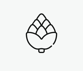 Wisdom vector icon. Editable stroke. Symbol in Line Art Style for Design, Presentation, Website or Apps Elements, Logo. Pixel vector graphics - Vector