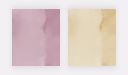 Pink and beige watercolor texture. Vector design backgrounds for banners, cards, invitations
