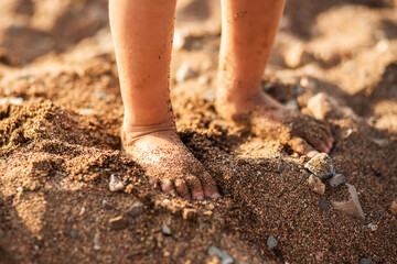 walking on the ground