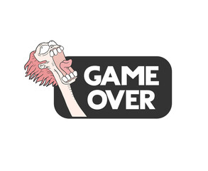 Funny game over message