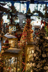 Christmas Decorations in the shop 