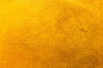 Fototapeta premium Shiny yellow leaf gold foil texture