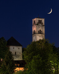 Fototapeta premium old castle at night