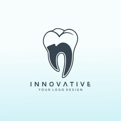 dental practice letter N logo design