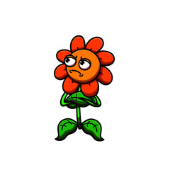 Mad Flower Cartoon