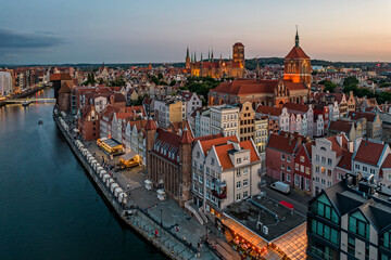 Old Town of Gdańsk, Poland.	