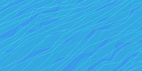 Blue background wave, abstract lines neutral