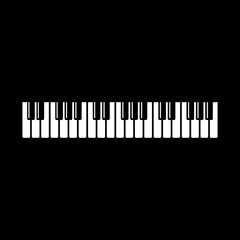 Fototapeta premium Piano vector ilustration