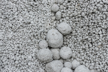 backgrounds - lumps or balls of concrete (?) 
