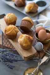 ティータイムのマフィン