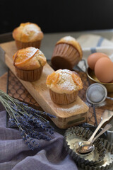 ティータイムのマフィン