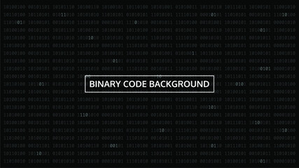 binary code background minimalist
