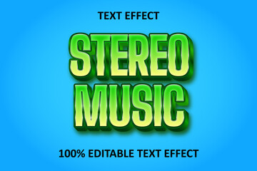 Funny Editable Text Effect Green Yellow