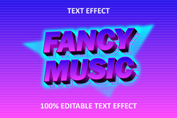 Fancy Text Editable Text Effect Blue Cyan Pink