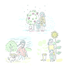 子供のいる風景