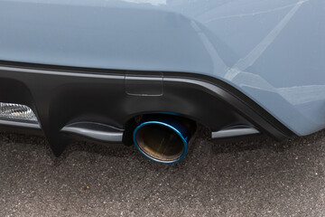 Obraz na płótnie Canvas マフラー　Exhaust pipe of an automobile