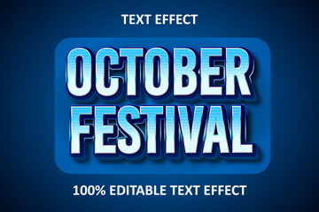 Retro Editable Text Effect Blue Light