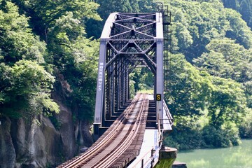 只見線・第4只見川橋梁（福島県・三島町）