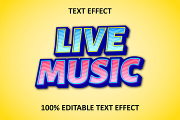 Fancy Editable Text Effect Blue Yellow