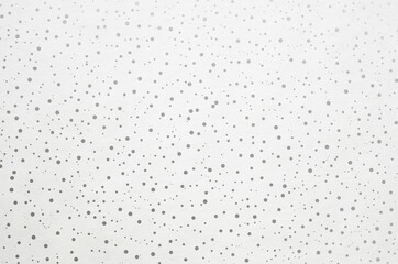 White washi paper with silver snowy sky landscape pattern. Japanese traditional craftsman's handmade paper texture background