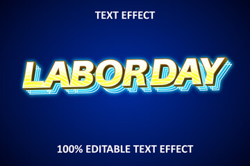 Neon Light Editable Text Effect Yellow Blue