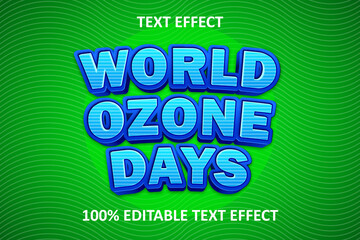 Comic Editable Text Effect Ozone Day