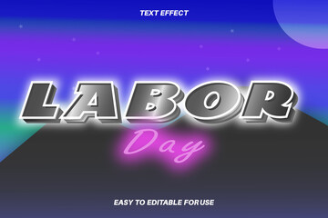 EDITABLE TEXT EFFECT NEON PURPLE