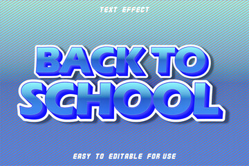 EDITABLE TEXT EFFECT BACK TO SCHOOL