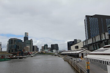 Fototapeta na wymiar Docklands, Melbourne, Victoria, Australia