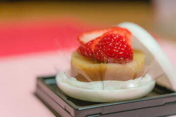 イチゴのフルーツ最中