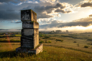 old stone cross