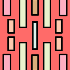 Bright Color Background Geometric Squares Stripes Wallpaper