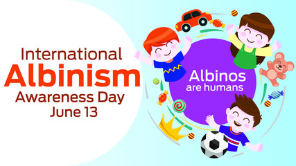 International albinism awareness day on june 13