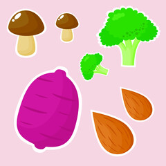 illustration of vegetables