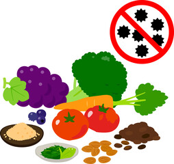 抗酸化作用を持つ食品