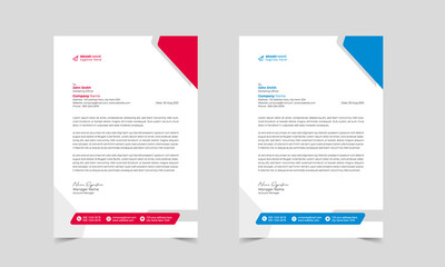 Corporate Business letterhead Clean Templates Design for business 