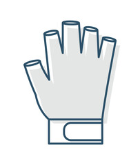 gray soccer glove