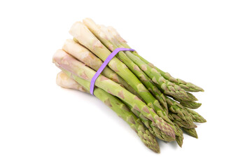 Esparrago verde fondo verde