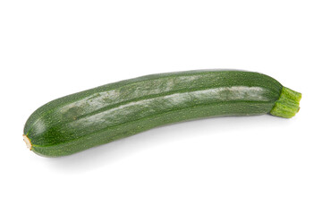 Calabacín verde aislado