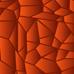 Lacy geometric pattern in orange hues