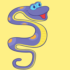 Boa Cartoon Illustration