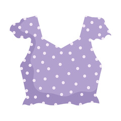 dotted blouse trendy