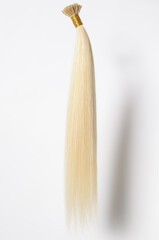 Pre Bonded Straight Stick Nail Tip (U tip fusion) Blonde Human Hair Extensions