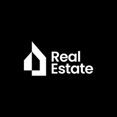 house home real estate mortgage architecture logo vector icon illustration