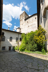 Niedzica, zabudowania wewnętrzne zamku Dunajec