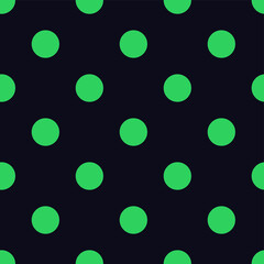 vector print of peas, seamless green circles for print or clothes