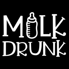 milk drunk on black background inspirational quotes,lettering design