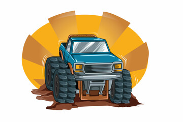 off road big truck vector © inferno_studio3