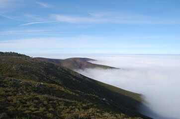 Landscape of Serra da Estrela, Portugal.