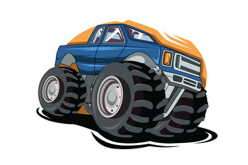 off road monster truck vector © inferno_studio3